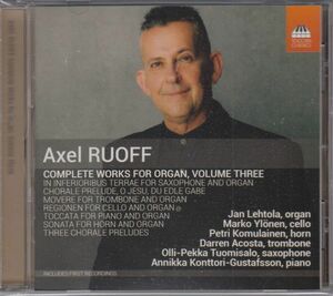 [CD/Toccata]アクセル・ルオッフ(1957-):3つのコラール前奏曲&トッカータ～ピアノとオルガンのために他/J.レヘトラ(org)他