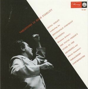 [CD/Mercury]ヒナステラ:協奏的変奏曲Op.23他/A.ドラティ&ミネアポリス交響楽団 1954.11