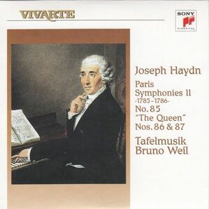 [CD/Sony]ハイドン:交響曲第85-87番/B.ヴァイル&ターフェルムジーク・バロック管弦楽団 1994.2