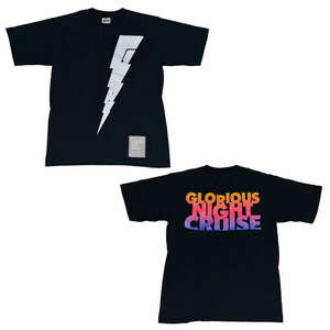 GLAY HAPPY SWING presents GLORIOUS NIGHT CRUISE Tシャツ 黒 （子供用）ユースLサイズ（レディースS~M/メンズSサイズくらい）