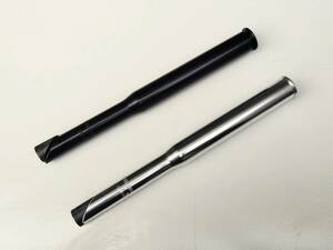 ＜新品 即決＞ 1インチ スレッド~アヘッド変換 アルミ超ロングポスト max.225mm （黒/銀 選択 大阪発 検:シュレッドレスコンバーター