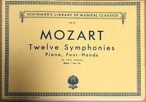 モーツァルト ピアノ連弾のための12の交響曲 第1巻 (ピアノ連弾) 輸入楽譜 MOZART 12 Symphonies - Book 1: Nos.1 - 6 洋書