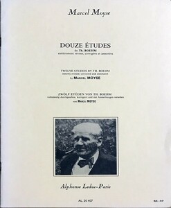 モイーズ 12のベームの練習曲 (フルート教本) 輸入楽譜 MOYSE 12 Etudes de Boehm 洋書