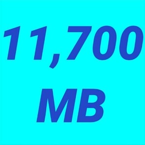 mineo マイネオ パケットギフト 約11.7GB 11700MB 匿名 迅速対応 数量限定 の画像1