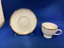 ○●○WEDGWOOD　ウェッジウッド　キャベンディッシュ　カップ＆ソーサー2客セット(現状品)○●○_画像2