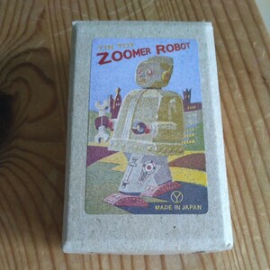 * Showa Retro tin plate. robot ZOOMER ROBOT SILVER