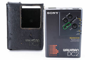 動作確認済 SONY ソニー WALKMAN WM-DC2 カセットプレーヤー ポータブルプレーヤー 純正ケース付 n1006