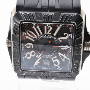 正規品 FRANCK MULLER フランクミュラー コンキスタドール コルテス グランプリ 10800 SC DT GPG 腕周り約19cm 自動巻き i0916の画像2