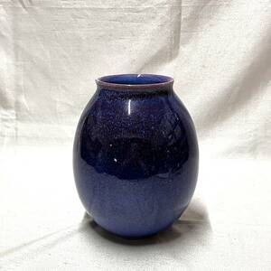 青釉　花器　花瓶　壺　仏具（4246）