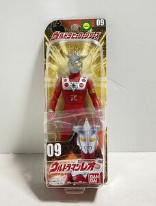 未開封新品 ウルトラヒーローシリーズ09 ウルトラマン レオ ソフビ バンダイ(検索)怪獣 星人 ポピー 限定 マーミット M1号 復刻 