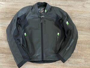 【新品同様！売切】 KUSHITANI × Kawasaki CHROME JACKET SE L ) クシタニ カワサキ レザージャケット クロームジャケット SE Lサイズ