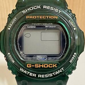 ☆ CASIO カシオ G-SHOCK Gショック 腕時計 G-SHOCK GL-240 緑 スケルトン クリア プロテクション 腕時計 電池未交換 動作未確認 管CARRの画像1