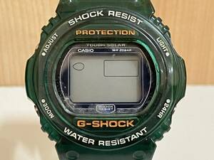 ☆　CASIO カシオ G-SHOCK Gショック 腕時計 G-SHOCK GL-240 緑 スケルトン クリア プロテクション 腕時計　電池未交換　動作未確認 管CARR