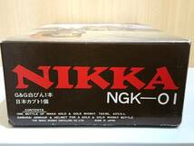 ☆【岐阜県内限定発送】未開栓 NIKKA ニッカ G&G GOLD & GOLD ウイスキー 武将 NGK-01 戦国 甲冑 兜 43％ 760ml 箱付き 管EARR_画像9