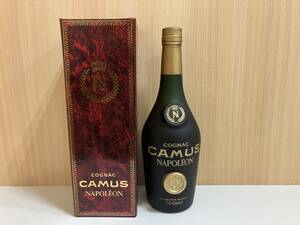 ☆　未開栓　CAMUS カミュ NAPOLEON ナポレオン ブランデー COGNAC コニャック 700ml 古酒 洋酒 グランマルキ　管BRAR