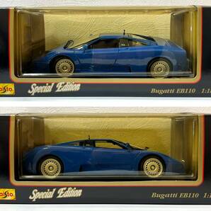 ☆ Maisto マイスト 1/18 BUGATTI ブガッティ EB110 (1992) Special Edition ダイキャストモデル 管HFAの画像2