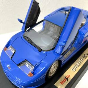 ☆ Maisto マイスト 1/18 BUGATTI ブガッティ EB110 (1992) Special Edition ダイキャストモデル 管HFAの画像9