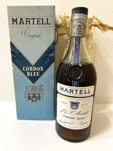 ☆【未開栓】MARTELL マーテル CORDON BLEU コンドンブルー 旧ボトルラベル COGNAC コニャック 40% 700ml 箱付き 管BFARR