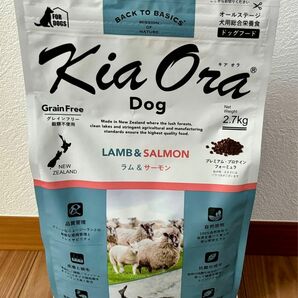 キアオラ　2.7kg　ラム&サーモン　KiaOra Dog　ドッグフード