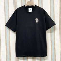 個性 定価2万 FRANKLIN MUSK・アメリカ・ニューヨーク発 半袖Tシャツ 薄手 上質 吸汗 通気 ゆったり スウェット オシャレ 通勤 サイズ1_画像2