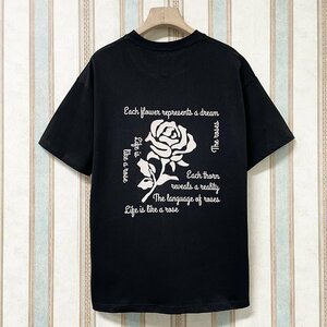 個性 定価2万 FRANKLIN MUSK・アメリカ・ニューヨーク発 半袖Tシャツ 薄手 上質 吸汗 通気 ゆったり スウェット オシャレ 通勤 サイズ1