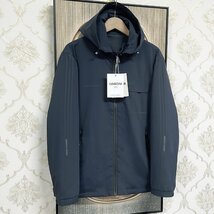 最上級EU製＆定価6万◆UABONI*Paris*ジャケット*ユアボニ*パリ発◆上品 ソフト 快適 シンプル オシャレ アウター 定番 普段着 春秋 2XL/52_画像7