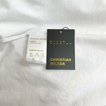 定価2万★christian milada・ミラノ発・半袖Tシャツ★コットン100% 高級 薄手 個性 吸汗速乾 モノグラム 日常 Bearbrick/ベアブリック M/46_画像9