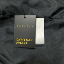 定価6万★christian milada・ミラノ発・ジャケット★上品 薄手 防風 丈夫 切替 マウンテンパーカー アウター 春秋 日常 定番 L/48サイズ_画像10