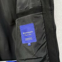 定番・ブルゾン 定価5万◆Emmauela・イタリア・ミラノ発◆快適 ソフト 保温 英字 スウェット スポーティ アメカジ ジャケット 春秋 M/46_画像9