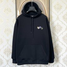 定番EU製＆定価5万◆UABONI*Paris*パーカー*ユアボニ*パリ発◆コットン100％ 上品 快適 笑顔 カットソー スウェット プルオーバー XL/50_画像2