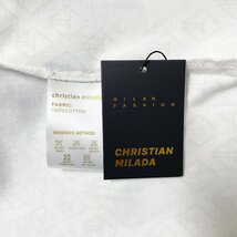 定価4万★christian milada・ミラノ発・長袖Tシャツ★上品 薄手 快適 総柄 ラインストーン トレーナー カットソー 秋冬 日常 XL/50サイズ_画像10