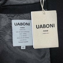 ★★最高級EU製＆定価5万◆UABONI*Paris*スタジャン*ユアボニ*パリ発◆コットン 肉厚 ブルゾン パーカマウンテン スポーツ アウター L/48_画像10