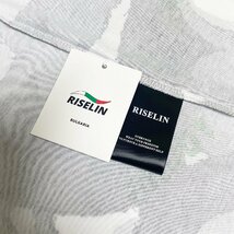 個性ヨーロッパ製※定価2万◆ブルガリア発※RISELIN 半袖Tシャツ 上品 通気 薄手 速乾 総柄 カットソー トップス 遊び心 カジュアル M/46_画像9