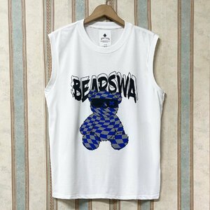  high class regular price 2 ten thousand FRANKLIN MUSK* America * New York departure tank top on goods comfortable ... thin bear piece . American Casual Street street put on size 3