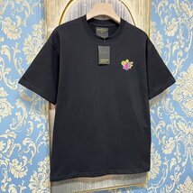 定価2万★christian milada・ミラノ発・半袖Tシャツ★コットン100% 個性 薄手 快適 遊び心 オシャレ スウェット カットソー 日常 L/48_画像10