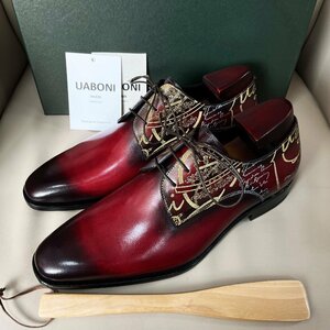  top class EU made regular price 28 ten thousand special order limited goods *UABONI* business shoes *yuaboni* hand made handmade hand . leather original leather formal gentleman for 26.5.