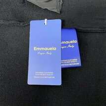 個性・カーディガン 定価4万◆Emmauela・イタリア・ミラノ発◆高品質ウール ソフト ストレッチ ロング丈 無地 ニットベスト 日常 L/48_画像10