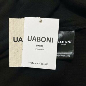 最上級EU製＆定価3万◆UABONI*ユアボニ*半袖Tシャツ*フランス*パリ発◆高品質カシミヤ ソフト 無地 サマーニット プルオーバー トップス Lの画像9