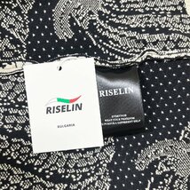 個性ヨーロッパ製※定価5万◆ブルガリア発※RISELIN セーター 快適 ニット 暖かい 総柄 立体感 プルオーバー トップス トレンド XL/50_画像9