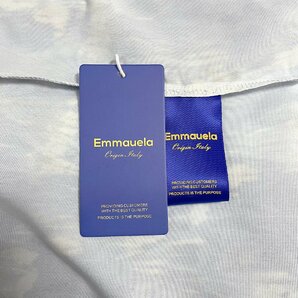 個性・長袖シャツ 定価4万◆Emmauela・イタリア・ミラノ発◆上品 薄手 通気 総柄 油絵風 スタイリッシュ ライトアウター 男女兼用 XL/50の画像9