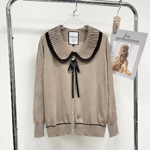 .. Europe made * regular price 4 ten thousand * BVLGARY a departure *RISELIN tops knitted sweater sweatshirt on shortage of stock hand ventilation elegant put on . lady's M