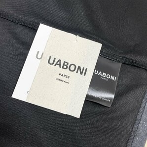 人気EU製＆定価2万◆UABONI*Paris*半袖Tシャツ*ユアボニ*パリ発◆高級 快適 薄手 キラキラ ウォッシュ加工 カットソー おしゃれ 街着 M/46の画像9