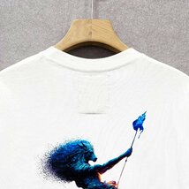 個性・Tシャツ 定価2万◆Emmauela・イタリア・ミラノ発◆上品 快適 薄手 ゆったり いて座 ケンタウロス カットソー ユニーク 春夏 L/48_画像4