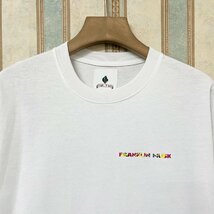 個性 定価2万 FRANKLIN MUSK・アメリカ・ニューヨーク発 半袖Tシャツ 通気 ソフト 遊び心 ポップ アメカジ スウェット 普段着 春夏 サイズ1_画像3