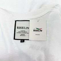 上品ヨーロッパ製※定価2万◆ブルガリア発※RISELIN 半袖Tシャツ 上質 薄手 通気 プリント 遊び心 トップス カットソー 個性 夏服 2XL/52_画像10