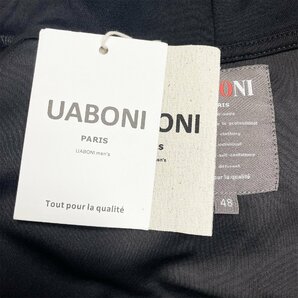 上級EU製＆定価4万◆UABONI*Paris*パーカー*ユアボニ*パリ発◆コットン 個性 ゆったり 柔らかい トップス 体型カバー 秋冬 M/46サイズの画像9