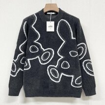 定番 ヨーロッパ製※定価5万◆ブルガリア発※RISELIN セーター ミンク/カシミヤ混 ソフト 毛足 ニット 暖かい ウサギ 可愛さ 秋冬 2XL/52_画像1