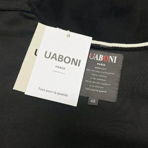 上級EU製＆定価8万◆UABONI*Paris*上下セット*ユアボニ*パリ発◆上品 ソフト 快適 通気性 定番 パーカー スウェットパンツ スポーツ 春 Mの画像10