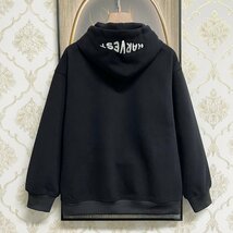 上級EU製＆定価8万◆UABONI*Paris*上下セット*ユアボニ*パリ発◆上品 ソフト 快適 通気性 定番 パーカー スウェットパンツ スポーツ 春 2XL_画像3