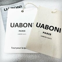 一枚限定EU製＆定価5万◆UABONI*Paris*トレーナー*ユアボニ*パリ発◆米国産コットン100％ 暖かい ソフト 裏起毛 プルオーバー レジャー XL_画像10